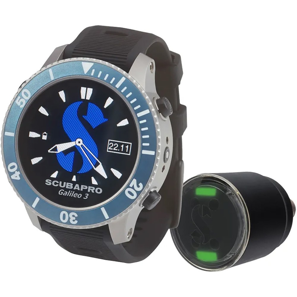 Scubapro Galileo 3 Titanium Wrist Dive Computer with Smart + Pro Transmitter