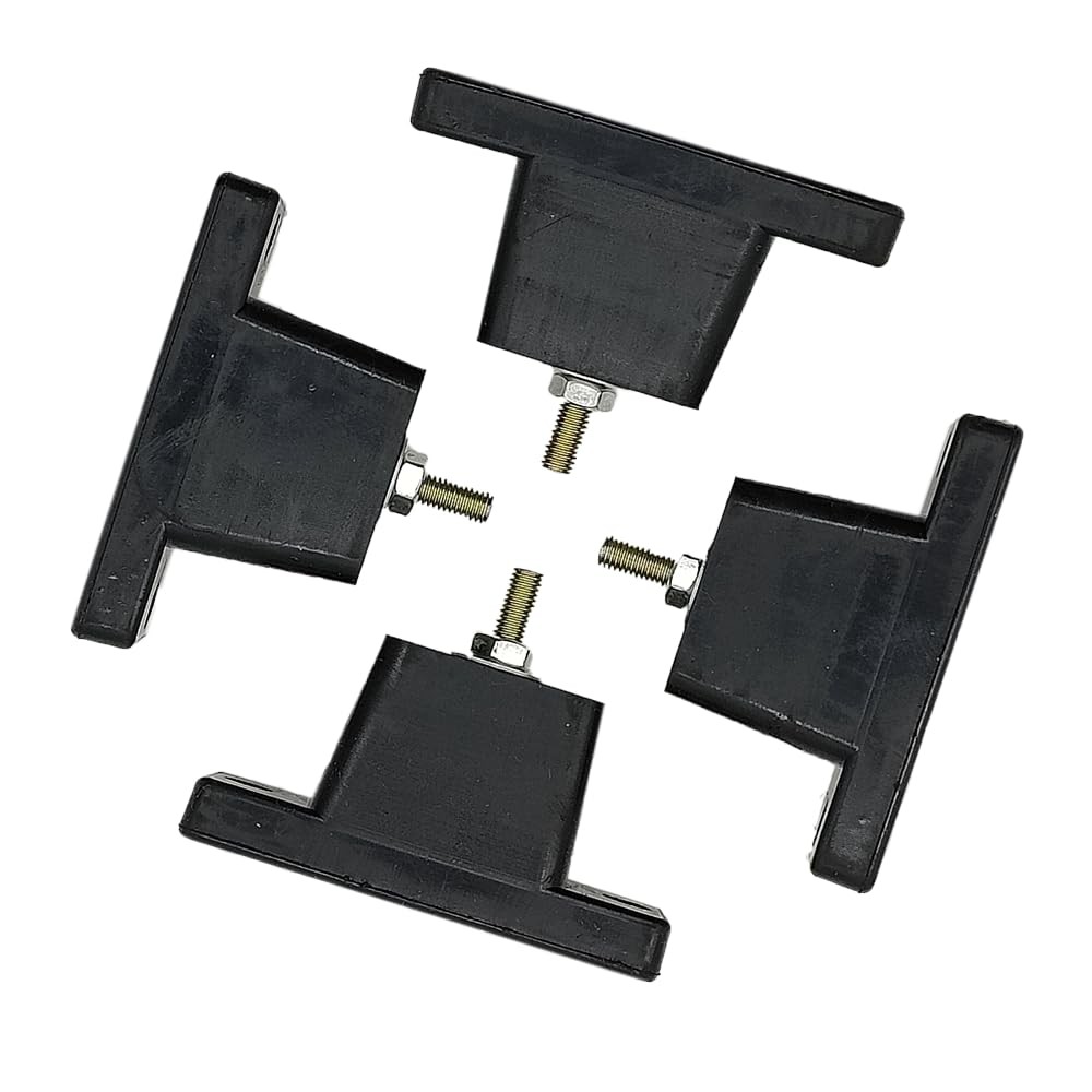 4 Pack -Conditioning Shock Absorption Bracket Mini Split Pads with Base Fixin...