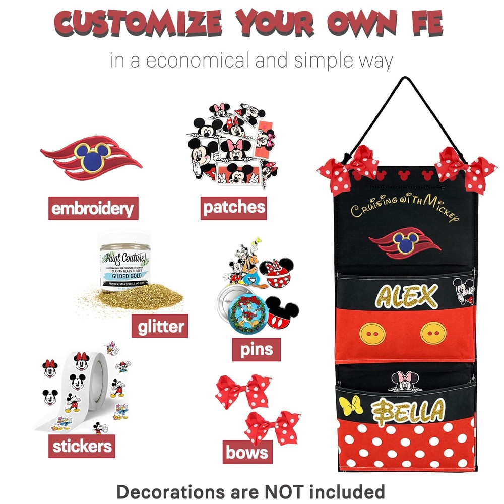 2 Pocket Canvas Fish Extender - 10 Inch Width, Portable, Easily Customize, Ha...