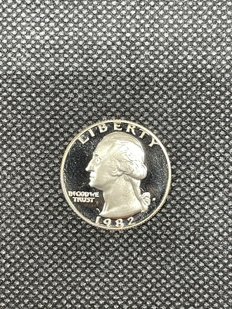 1982 S Washington Quarter Uncirculated Proof Clad