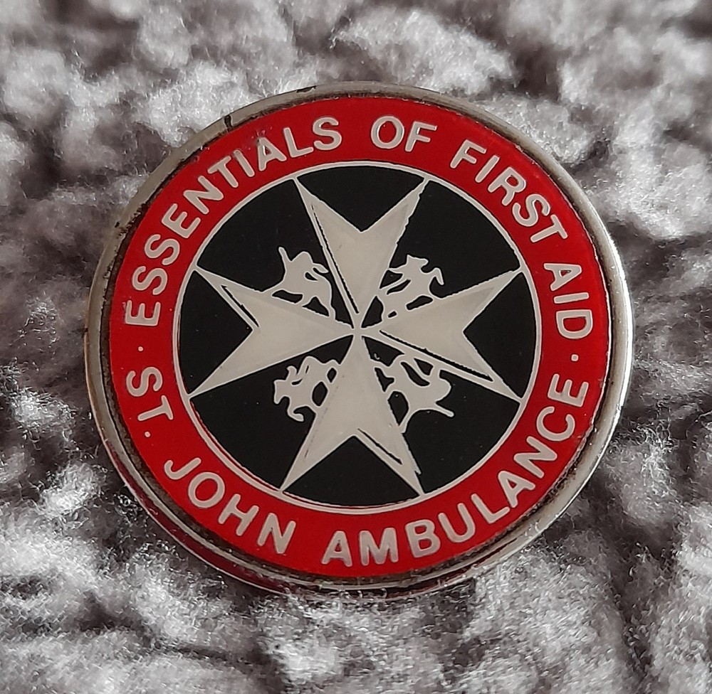 St John's Ambulance pin badge