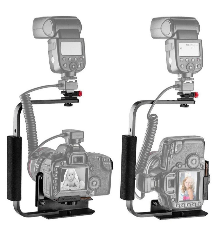 New,Flashpoint Rotating Camera - Flip-Flash Bracket, Integrated Anti Twist Plate