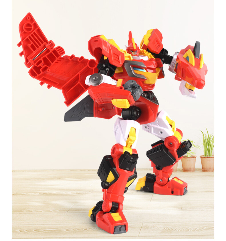 Kids Toy MiniForce Super Dino Power TYRANNO THUNDER Robot Car Bot Model Figure