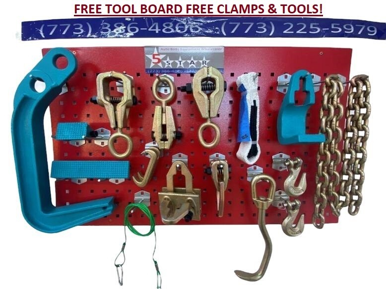 Portable Auto Body Frame Machine Puller 10,000 PSI Foot Pump FREE SHIPPING