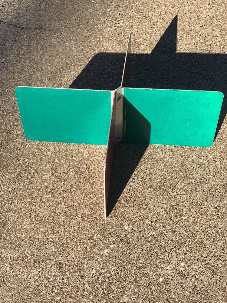 Original Railroad Switch Stand Target ( Aluminum )