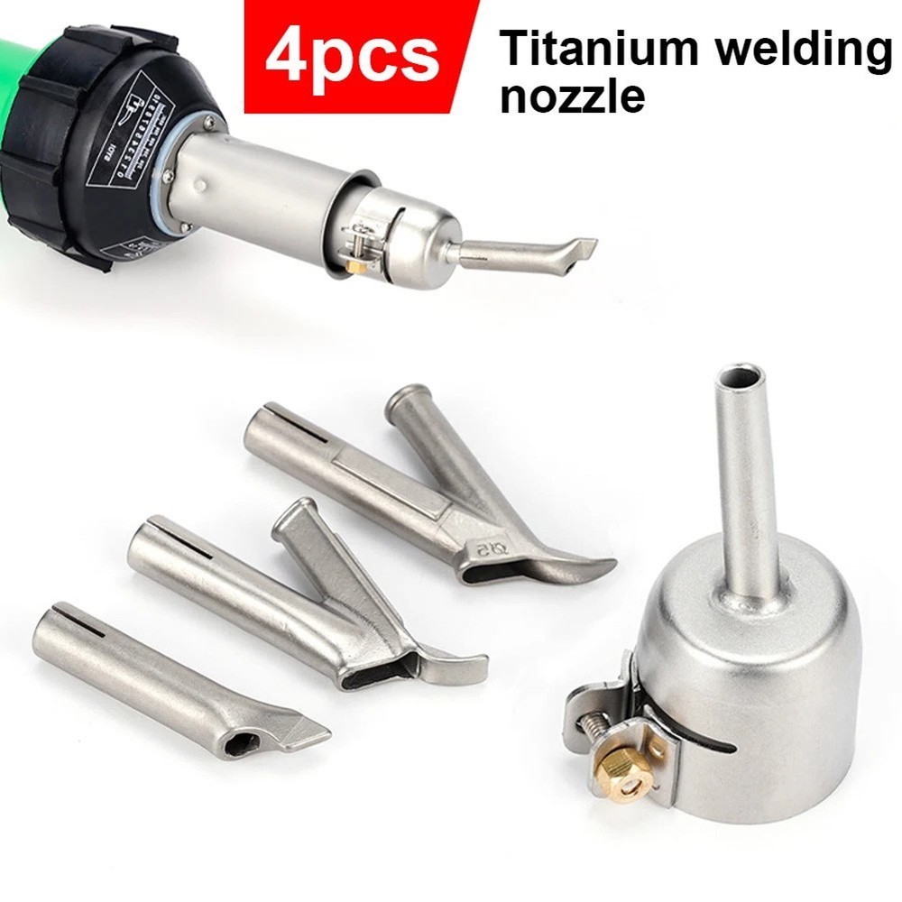 Speed Welding Nozzle Kit Silver Titanium Alloy Versatile Tools