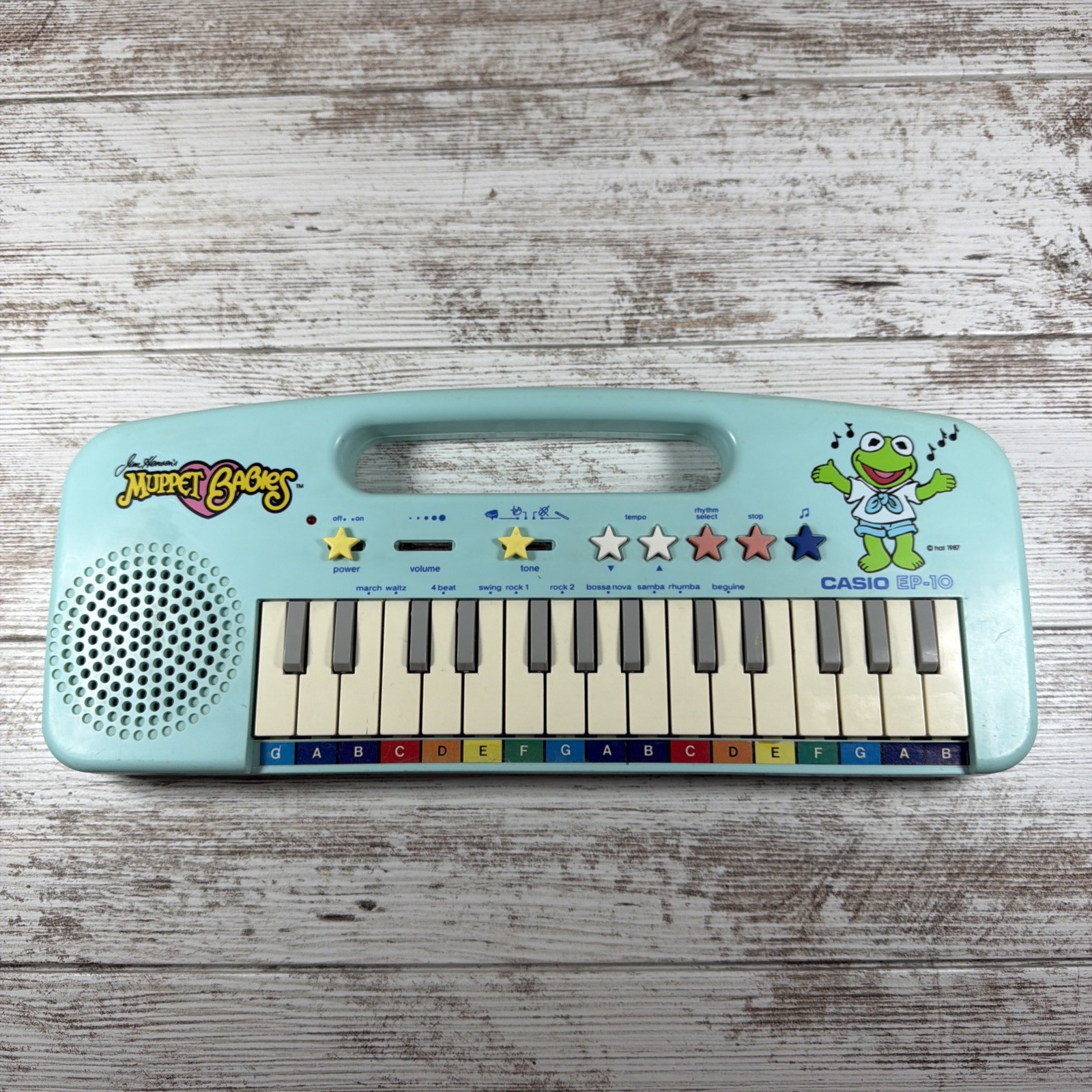 Muppet Babies Casio EP-10 Battery Keyboard Musical Instrument Used