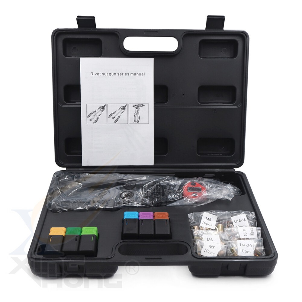 Hand Nut Riveter 330mm 13" Rivet Gun Kit Rivnut Thread Setting Tool Nut Setter N