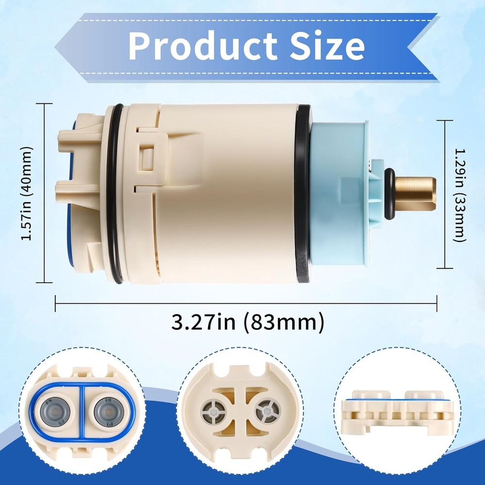 Single Function Pressure Balance Cartridge Replacement