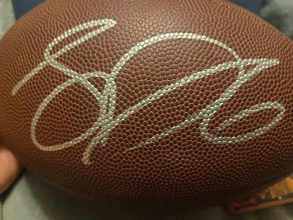 Sam Darnold Autographed Wilson NFL Football - With CoA
