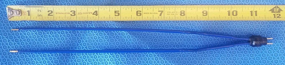 Bipolar Bayonet Forceps Set (9 1/4" & 11 1/4") & Cable