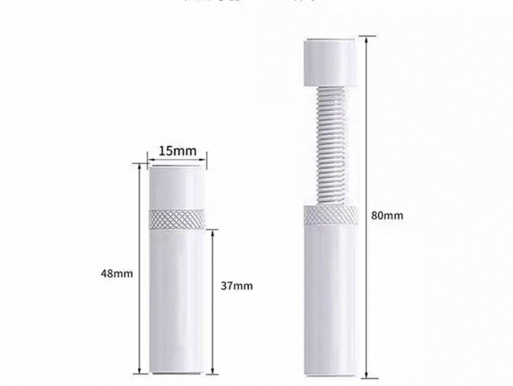 gpu bracket support 48-80mm Magnets Bottom, White Color, Cylinder Shape