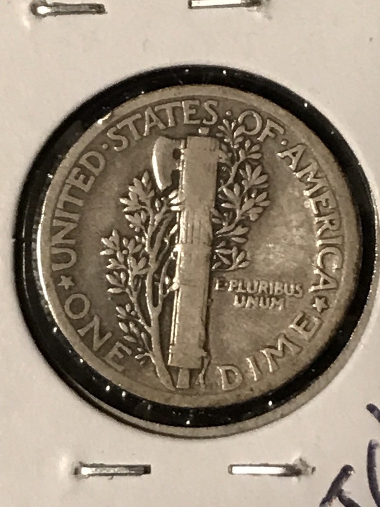 1923 Mercury Dime F