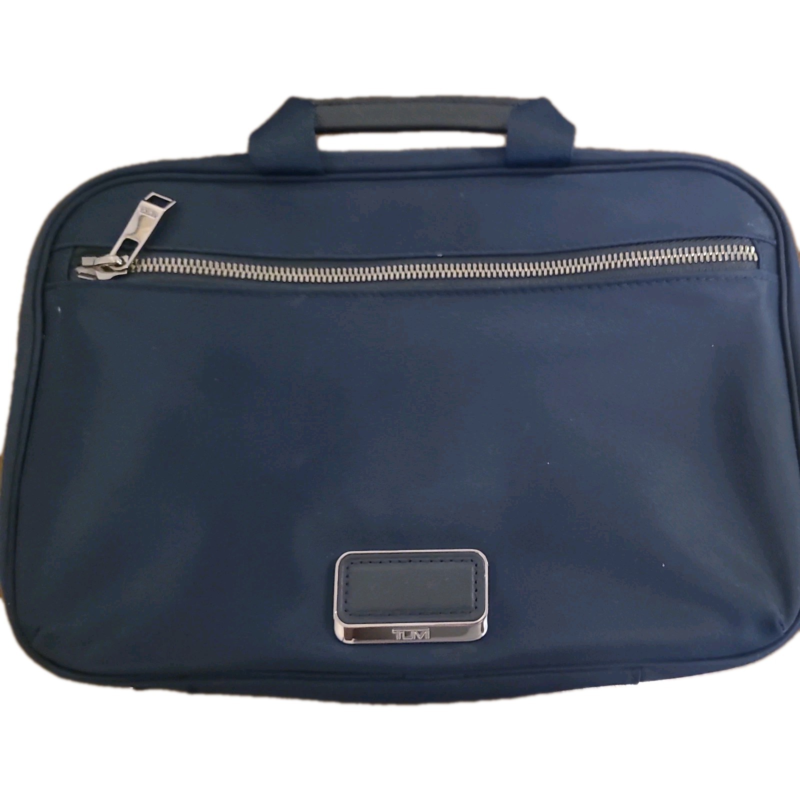 TUMI Voyageur MADELINE Zippered Cosmetic Toiletry Bag Dark Blue New W/o Tags