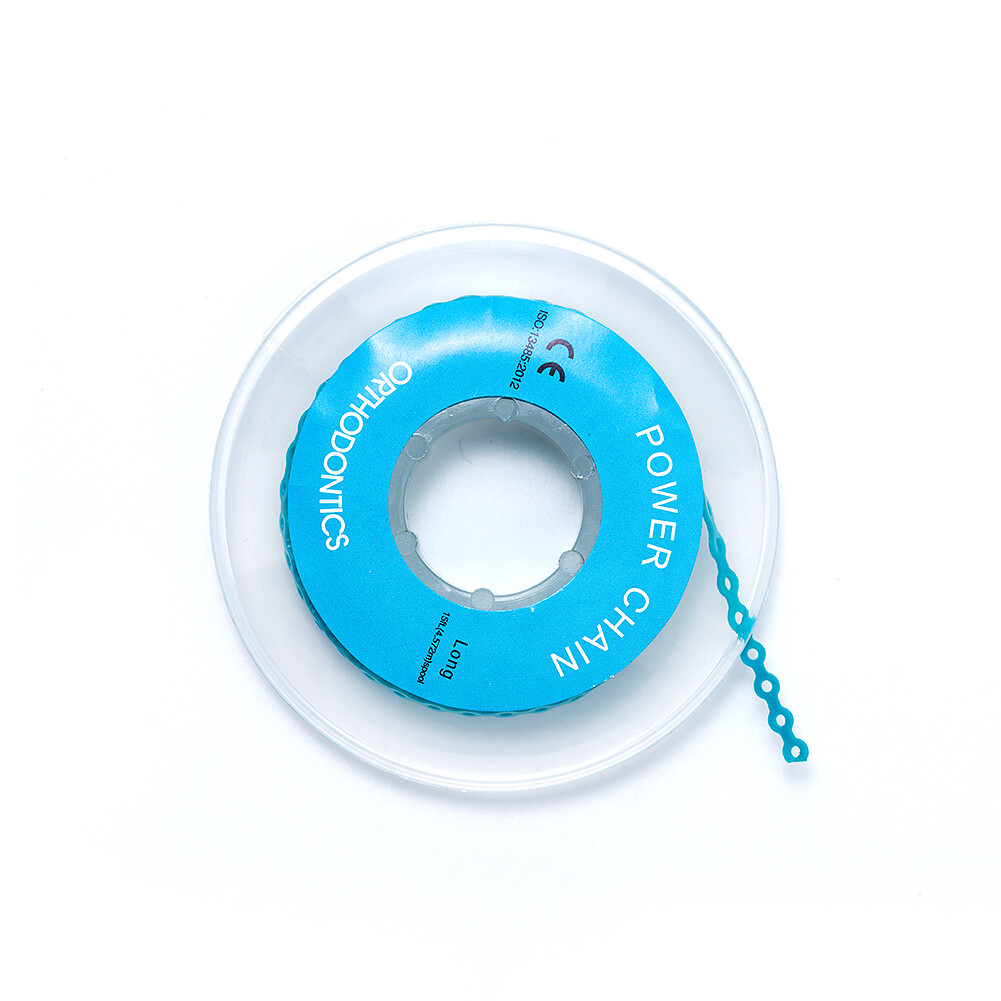 Dental Power Chains Ortho Elastic Ultra Spool Closed/Short/Long For Wire Braces
