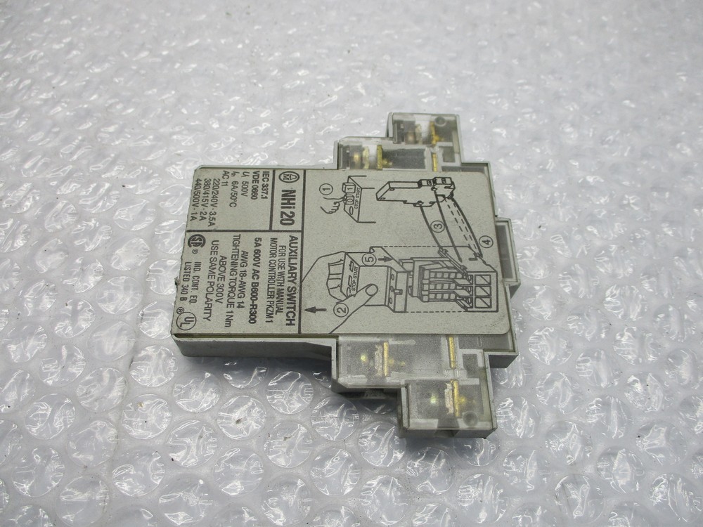MOELLER NHI20 AUXILIARY SWITCH NSNP