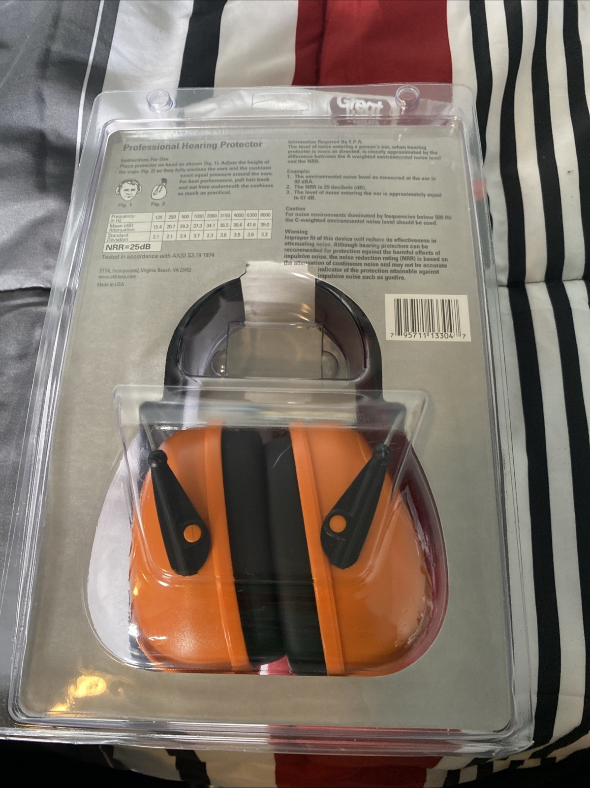 GENUINE STIHL HEARING PROTECTION part no. 0000-886-0402