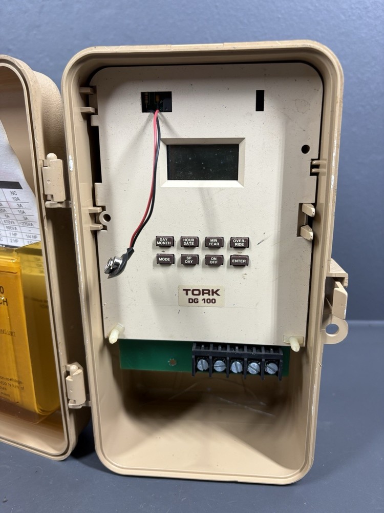 Tork DGM100 DGM 100 7 Day Scheduling Digital Time Switch