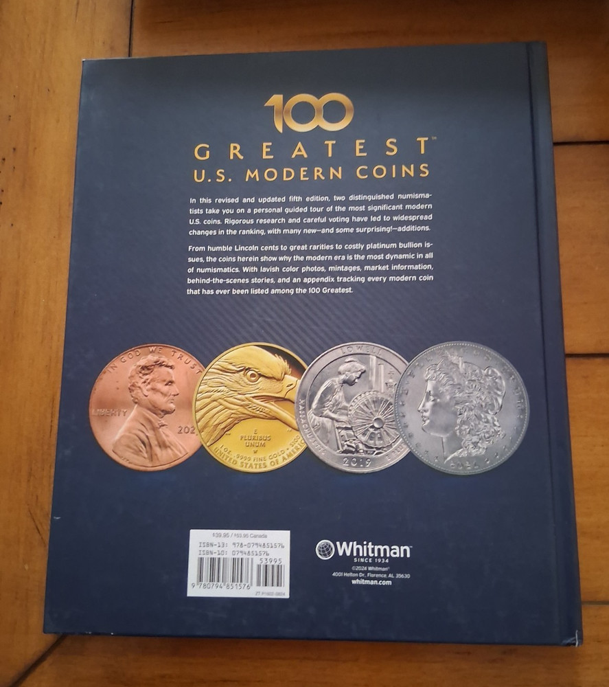 100 Greatest U.S. Modern Coins 5th Edition - 10x12