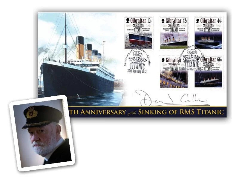 Titanic Centenary | Signed David Calder | Gibraltar Stamps