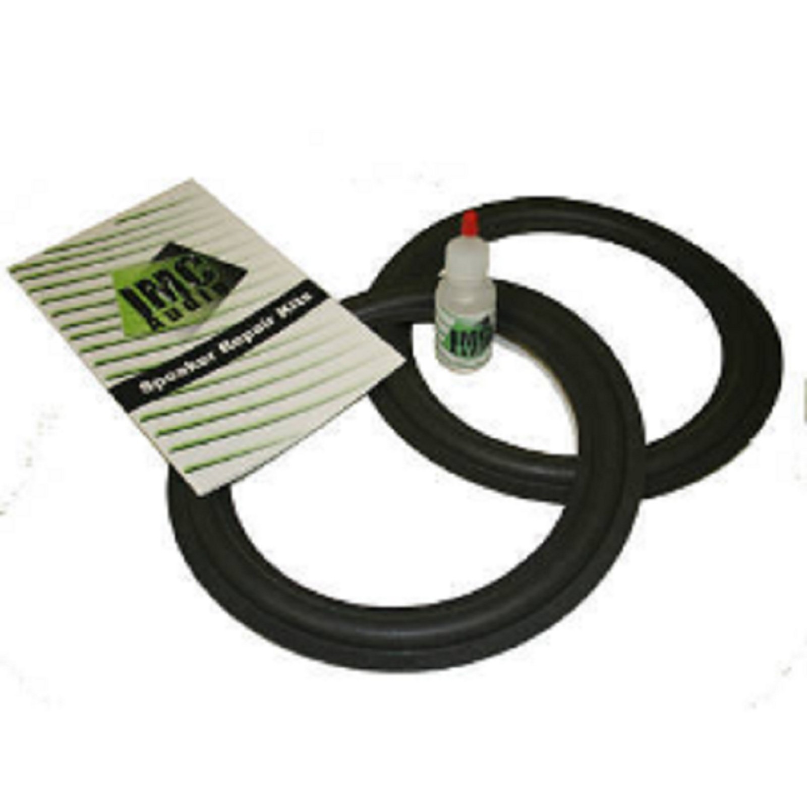 (2) Two 10" Foam Speaker Surrounds w/ Speaker Repair Refoam Instruction & Glue