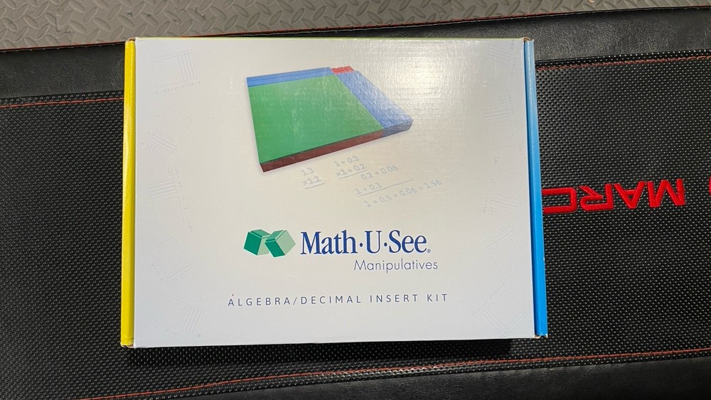 Math U See Manipulatives Algebra Decimal Insert Kit Integer Block Homeschool