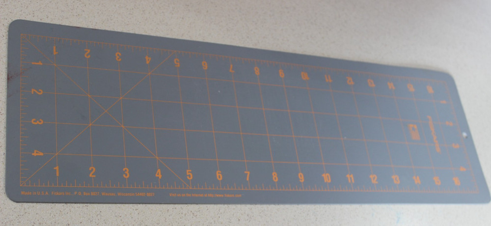 Fiskars Gray Cutting Mat 17x5