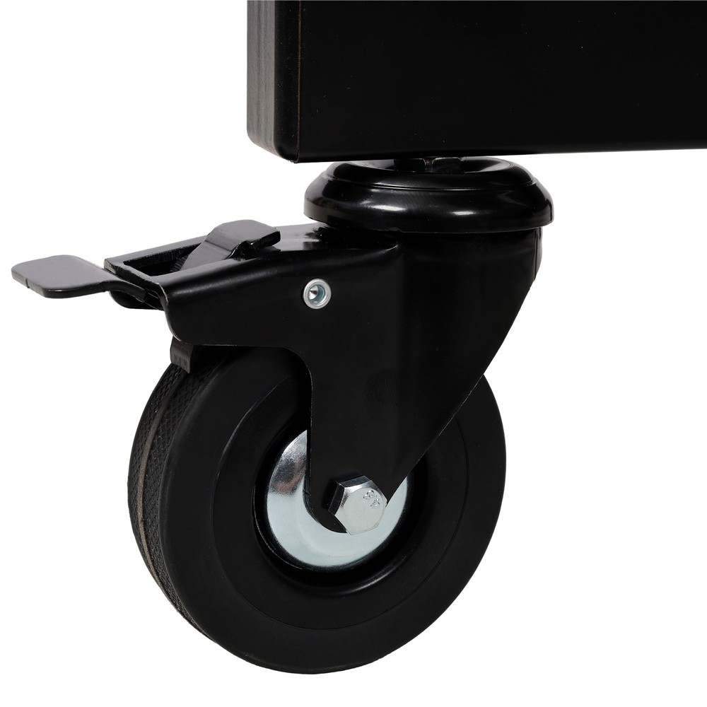 Adjustale Height Mobile Work Table Rolling Tool Tray Table for Repair Shops DIY