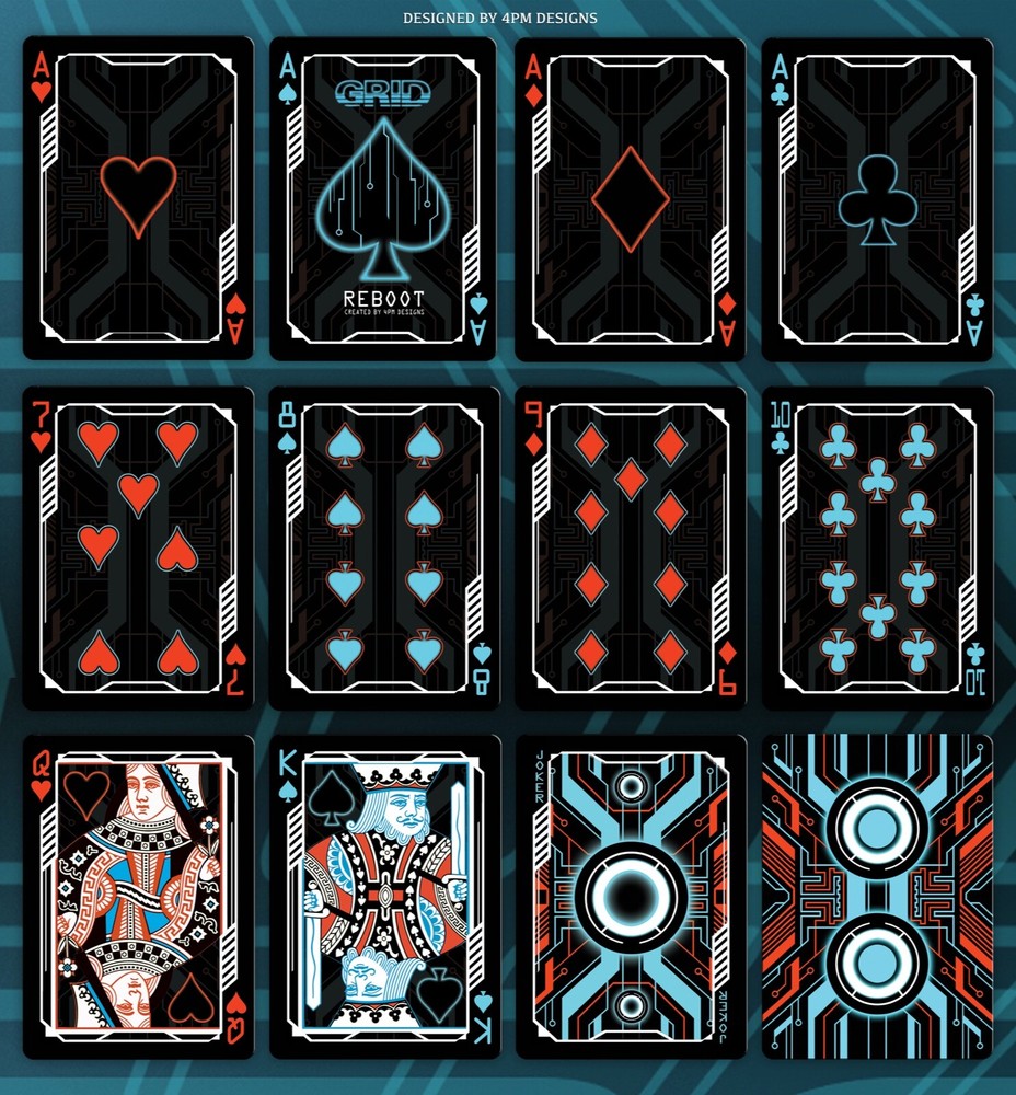 Grid Reboot Playing cards