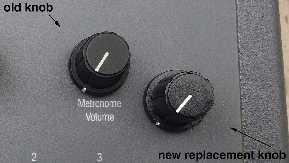 (3) Brand New Replacement Knobs For E-mu SP1200 (or SP-12 Emulator 2 Drumulator)