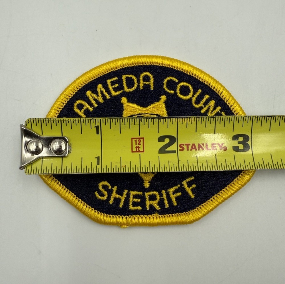 Alameda County California Sheriff Patch 3x2