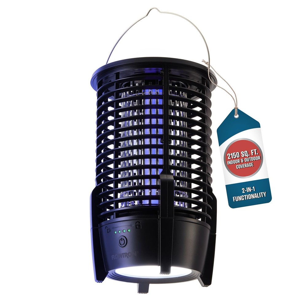 Flowtron Rechargeable Bug Zapper, 2150 Sq Ft with LED Light