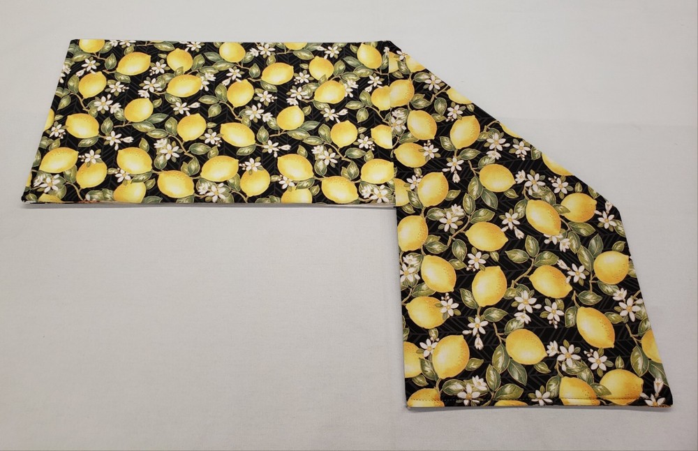 Lemon Blossoms Hot Pads or Hot Pad Runner