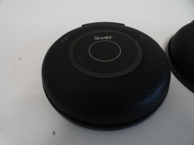 Lot of 2 Smart Technologies MIC500 Table Top Microphone