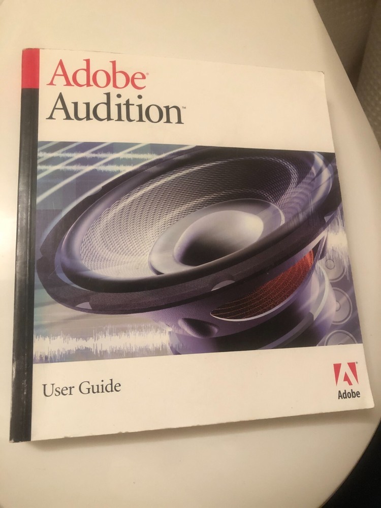 Adobe Audition User Guide ONLY Book Manual Windows 2003