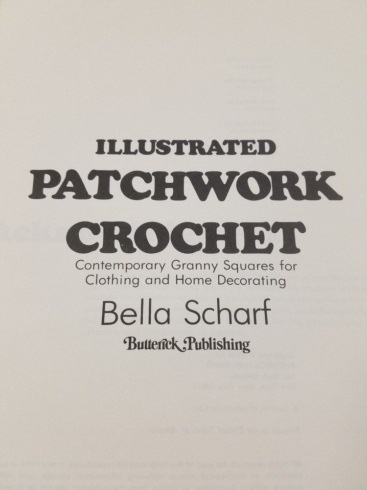 Illustrated Patchwork Crochet (C16-2-A)