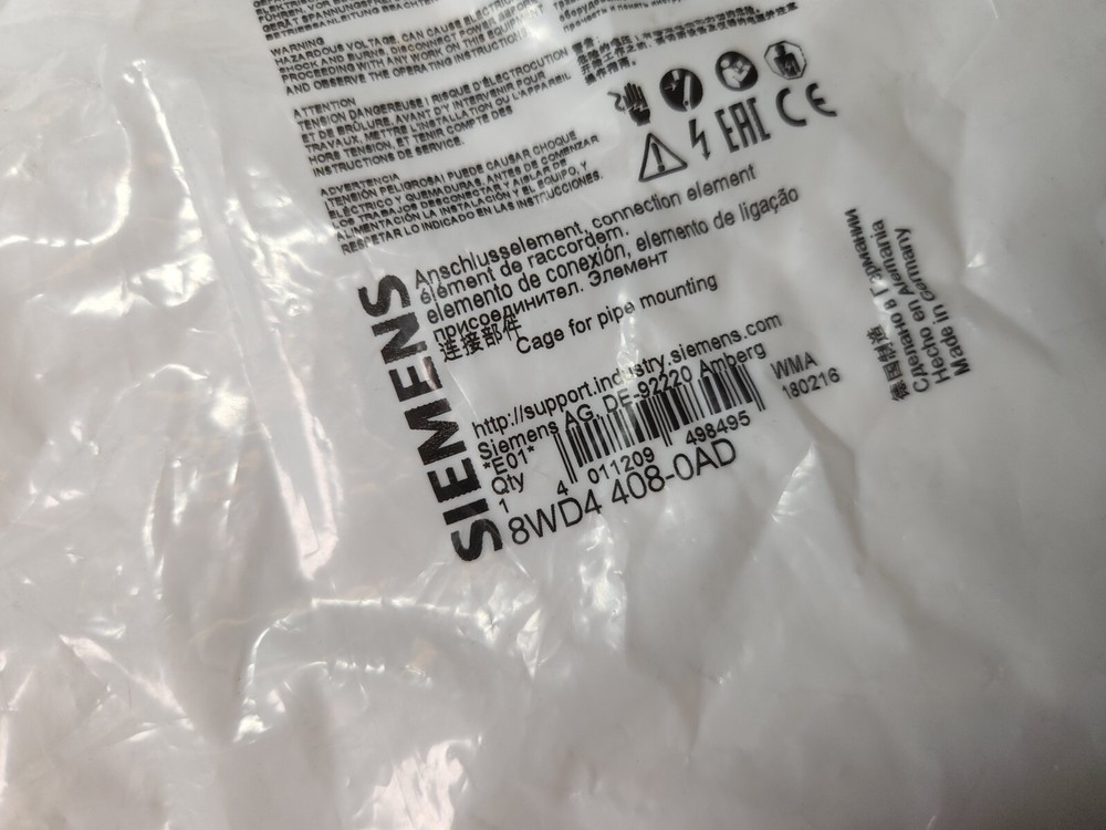 New Siemens 8WD4408-0AD Connection Element Stack Light Base