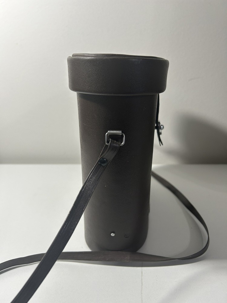 Bell & Howell Binocular Case Dark Brown Lidded with Strap *Empty