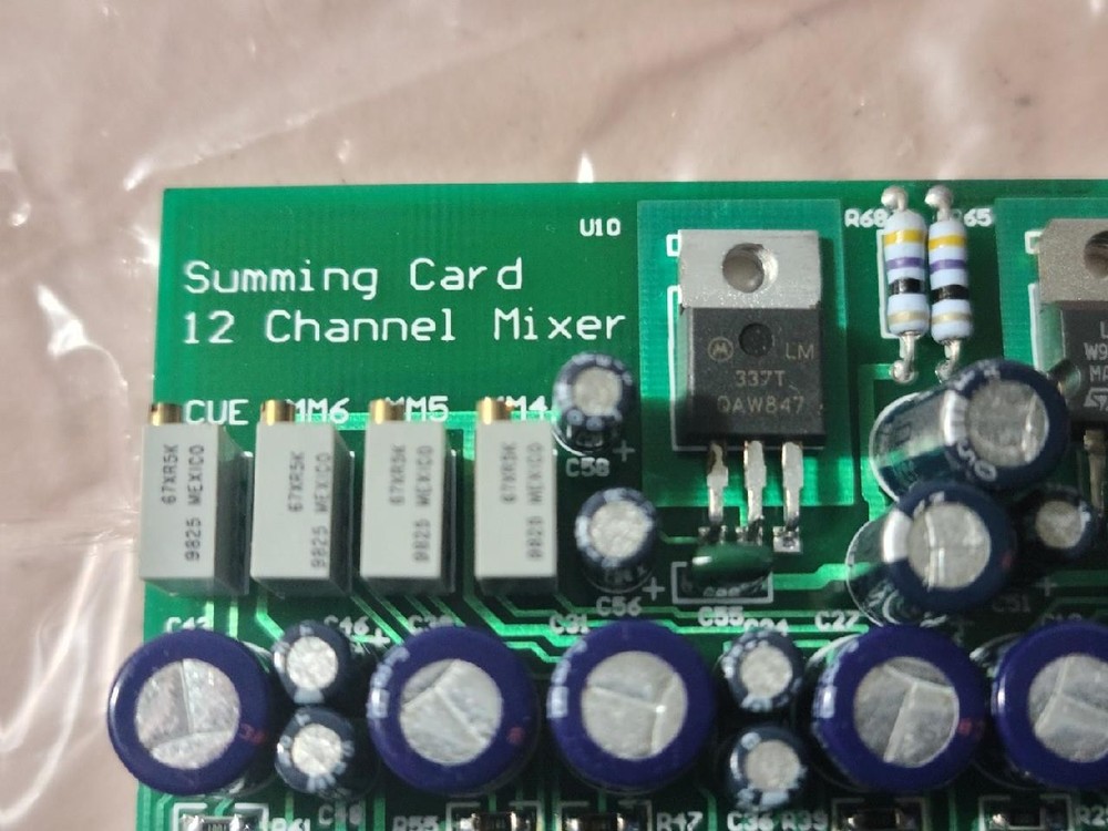 12 Channel Mixer Summing Card