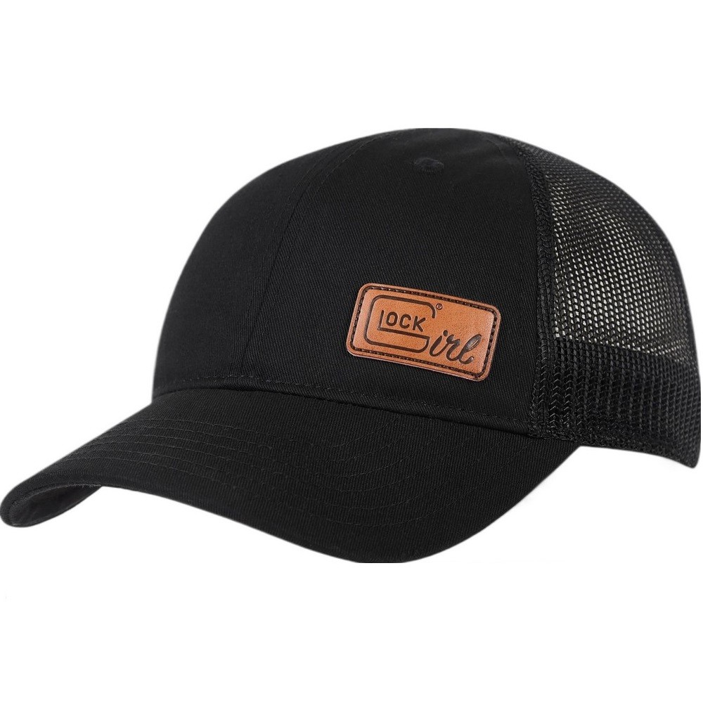 Glock AP96239 Women's Ponytail Mesh Hat Adjustable Snapback, Glock Girl Patch