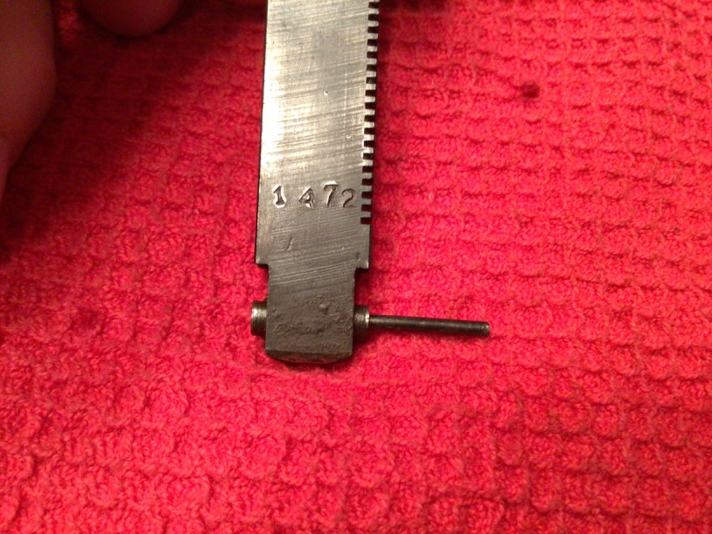 WW2 German K98 Mauser Complete Rear Sight Base Sight Ramp Spring
