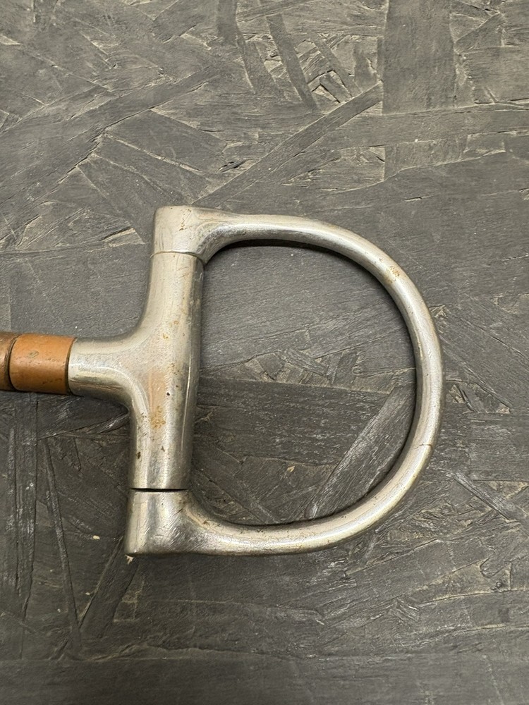 D-ring Jointed Snaffle Bit With Cooper Rollers