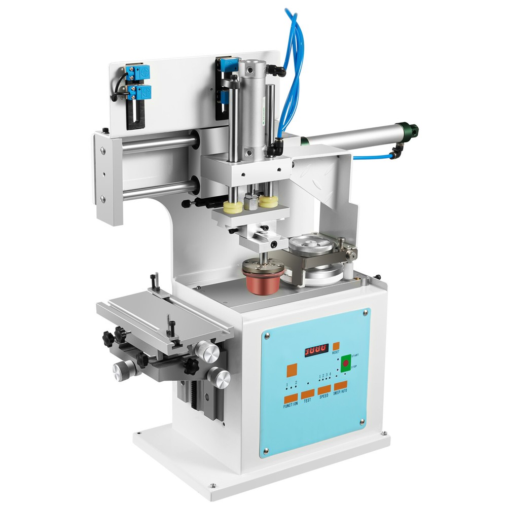 Pneumatic Printer Pad Printing Machine with Sealed Ink Cups For Clothes Plastic