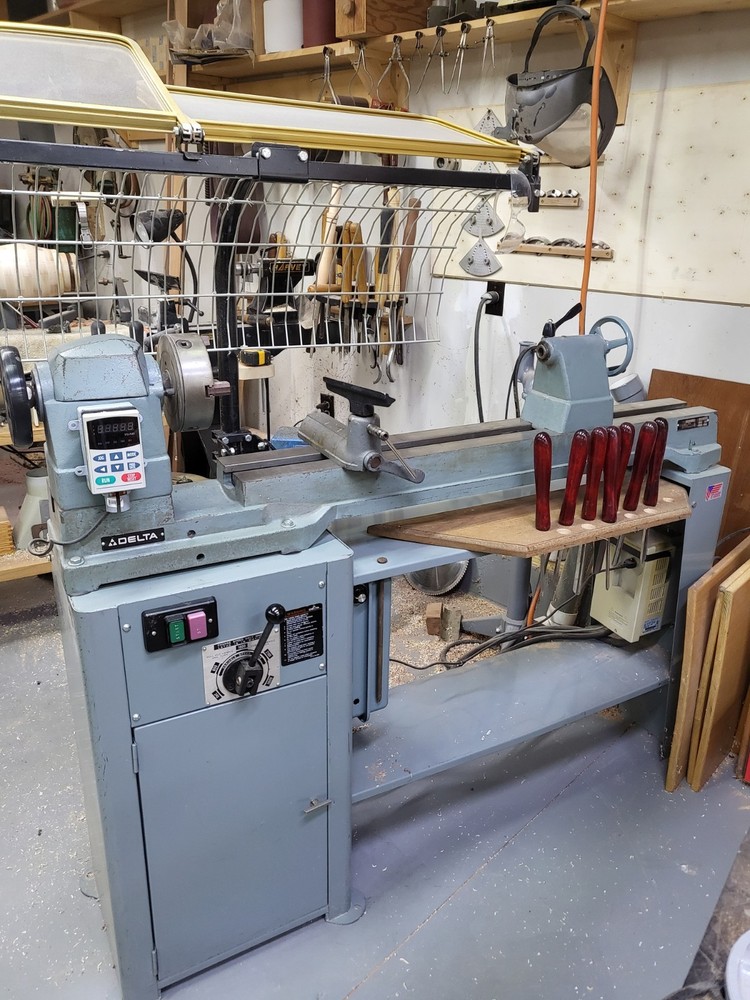 delta 12" variable speed lathe