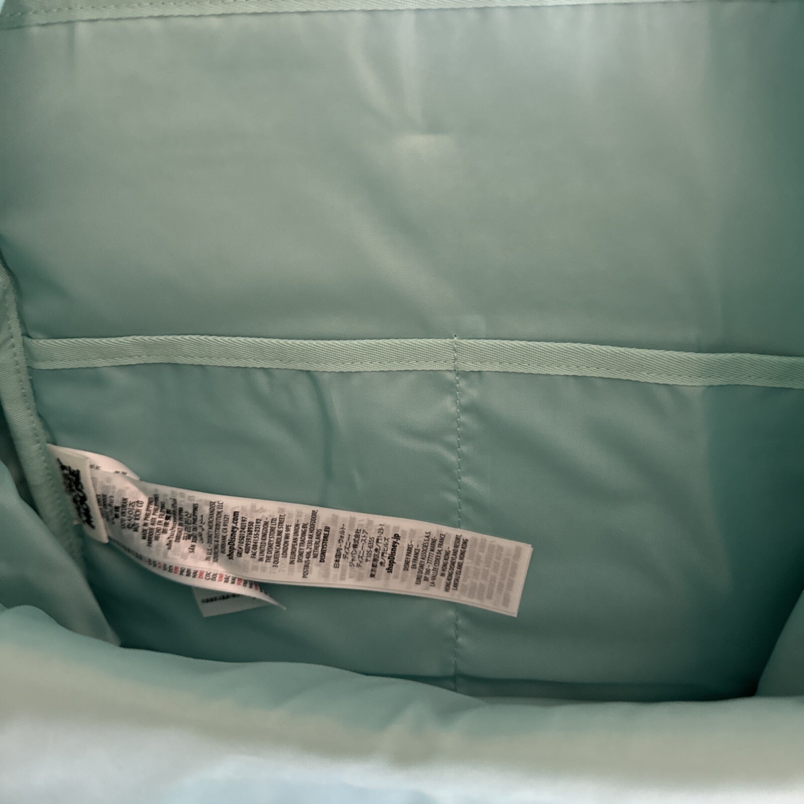 Disney Parks Mickey and Friends Genuine Mousewear Backpack Blue Teal