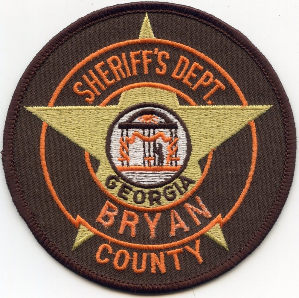 BRYAN COUNTY GEORGIA #A SHERIFF POLICE PATCH