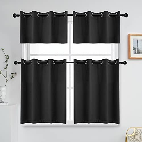 YGO -CSGJM, Polyester & Polyester Blend, Black, 2 Pack|52" Wide by 18" Long