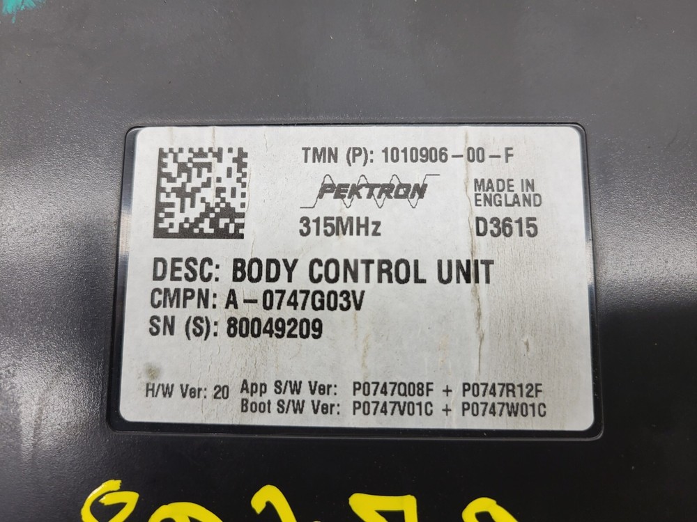⭕ 12-20 Tesla Model S Body Controller BCM Control Module (315MHZ) 1010906-00-F