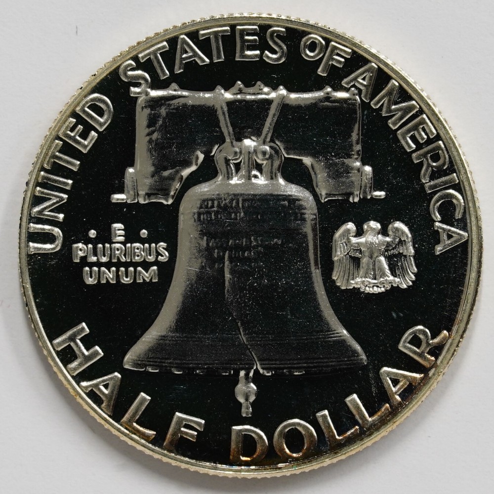 1957-(P) Proof Franklin Silver Half Dollar