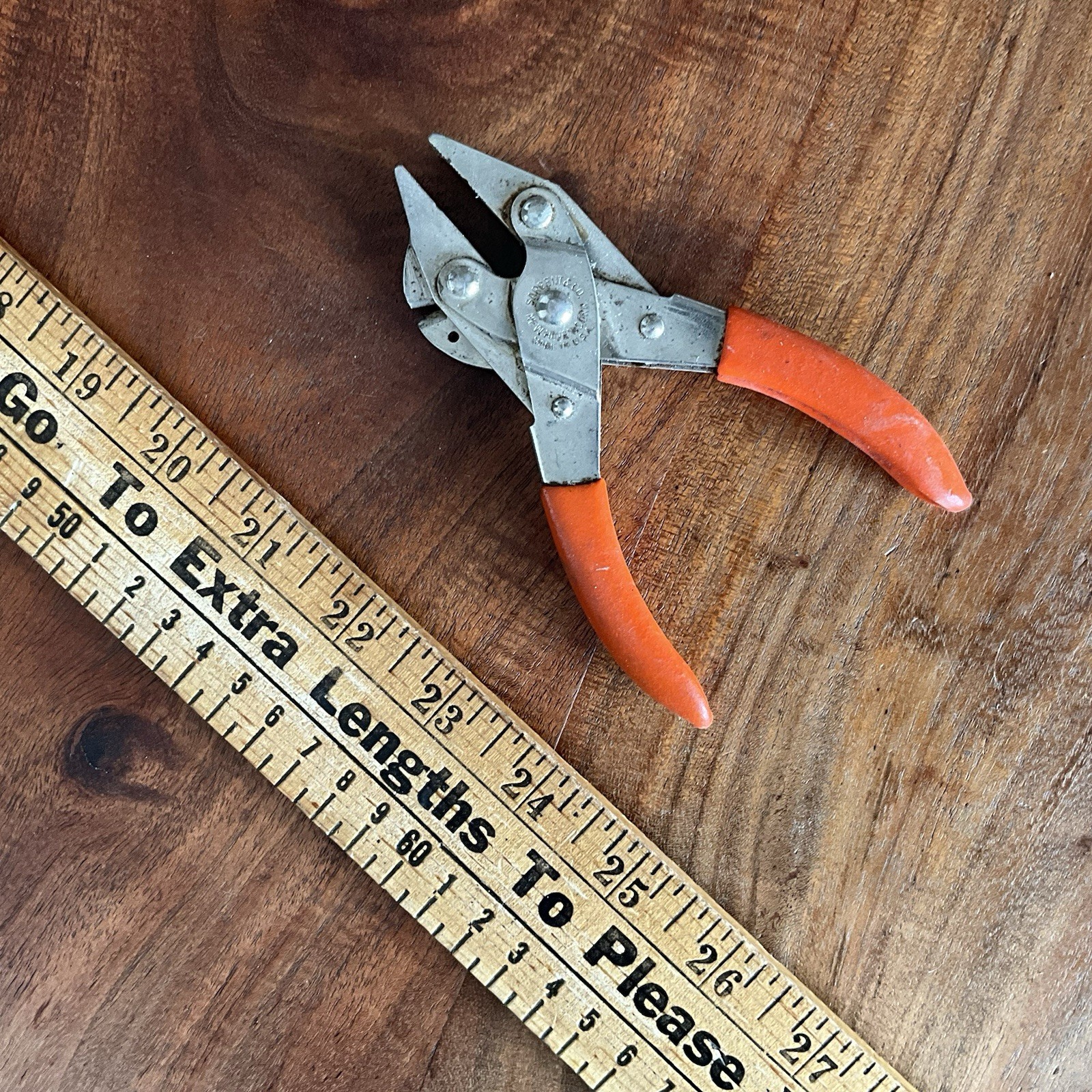 Vintage SARGENT TED WILLIAMS 5" SPORTMATE FISHING Parallel Pliers USA